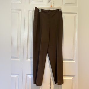 Talbots Brown Stretch work pant size 6